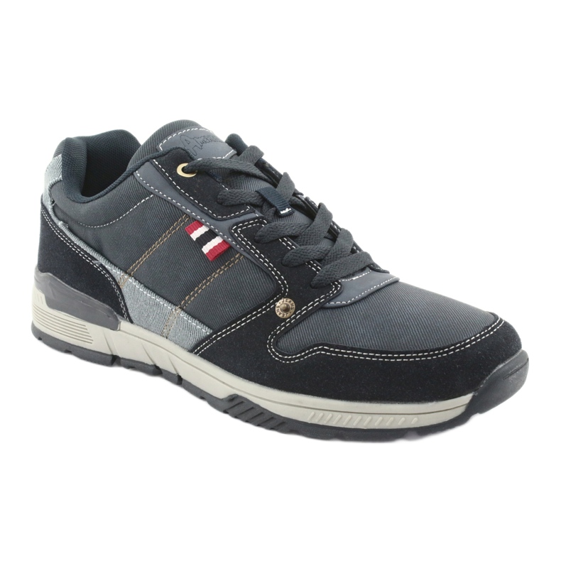 American Club AA08 marineblaue Sportschuhe navy blau grau 1