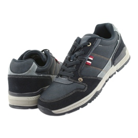 American Club AA08 marineblaue Sportschuhe grau 3