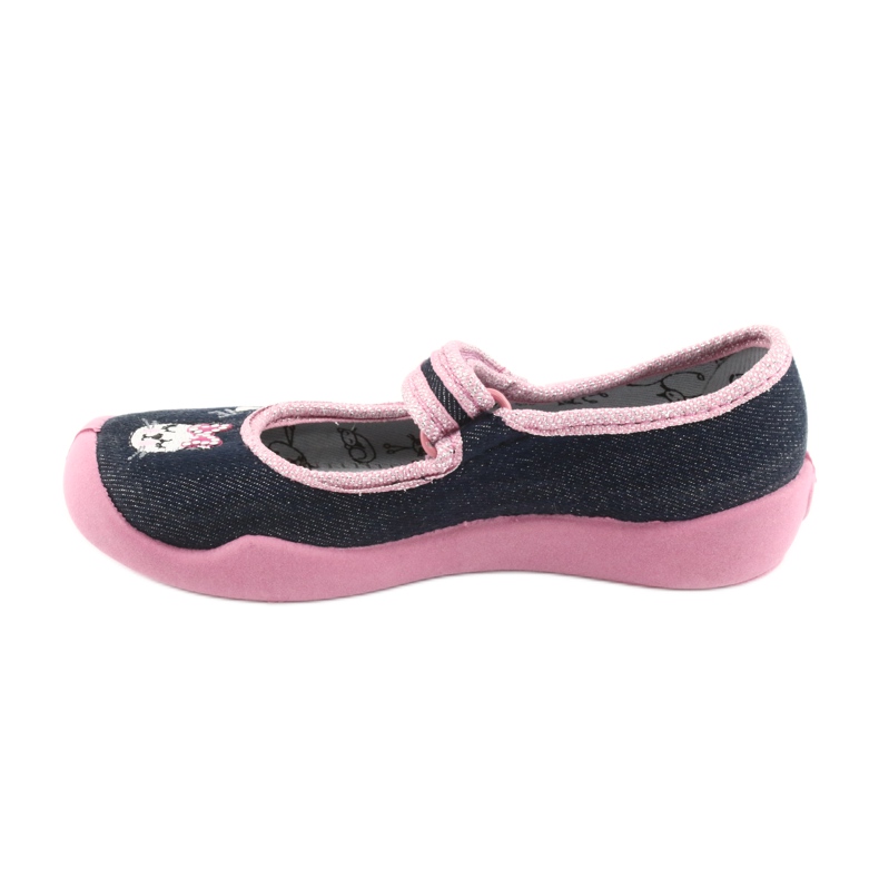 Befado Kinderschuhe 114X352 marineblau rosa grau 3