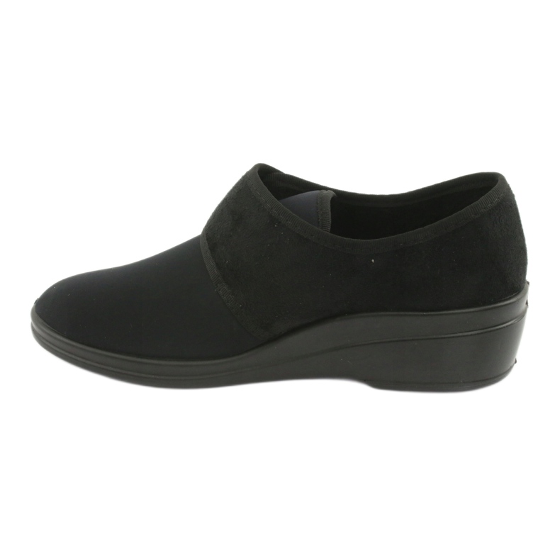 DR.ORTO Befado Damen-Slipper mit Klettverschluss, PU 033D002, schwarz 2
