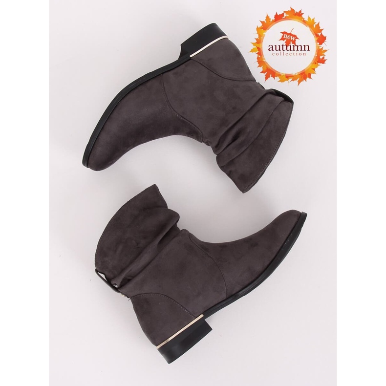 Graue graue Damenstiefel 7600-PA Grau 1
