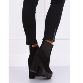 Schwarze Chelsea-Boots schwarz BM282 Schwarz 1