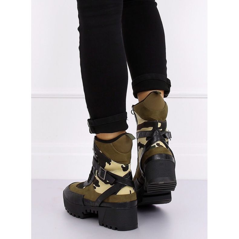 Camo Stiefel GLV003 Oliv grün 2