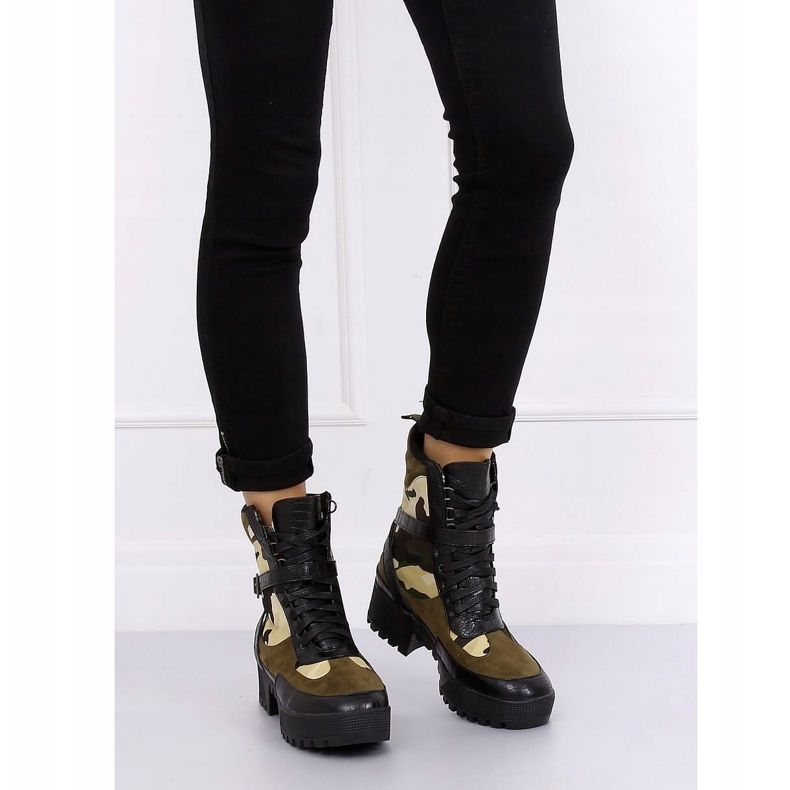 Camo Stiefel GLV003 Oliv grün 1