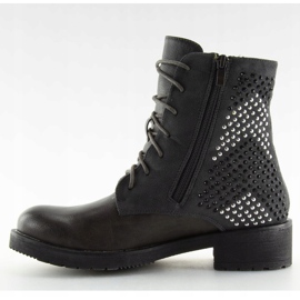 Graue Damenstiefel grau FC-H65 Grau 1