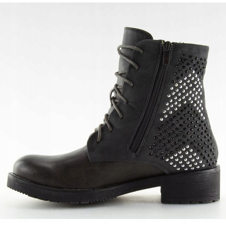 Graue Damenstiefel grau FC-H65 Grau 1