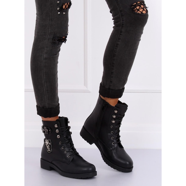 Workers Militärstiefel schwarz X535 Schwarz 1