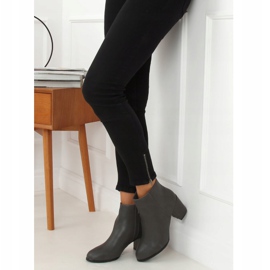 Klassische graue High Heels 77-71 Grau 2