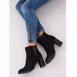 Stiefel am Pfosten 1020-GA Schwarz 1