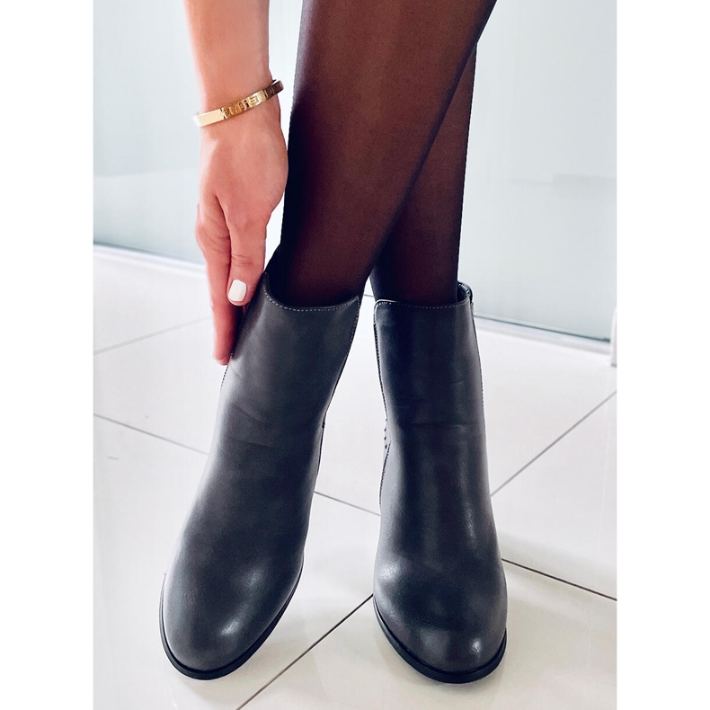 Klassische graue High Heels grau 88097 Grau 2