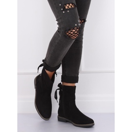 Schwarze flache Absätze 5696 Schwarz 1