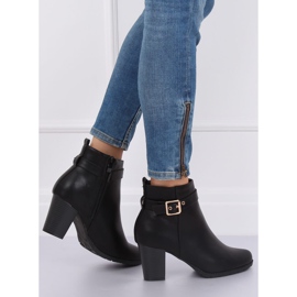 Schwarze Stiefel mit hohen Absätzen F169 Schwarz 1