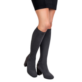 Seastar Graue durchbrochene Stiefel 1