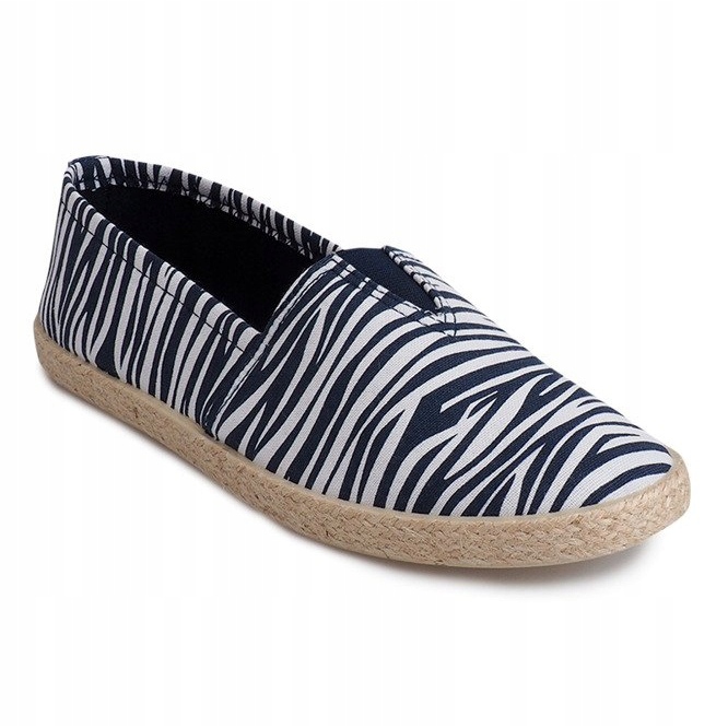 Leinen Espadrilles TC-15 Blaue Turnschuhe 1