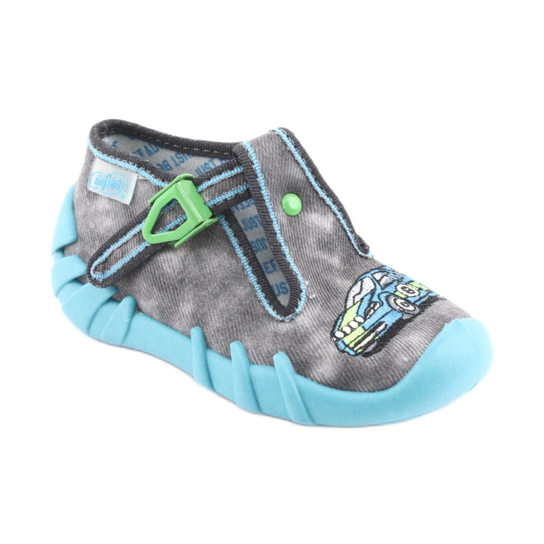 Befado Kinderschuhe 110P344 blau grau 2