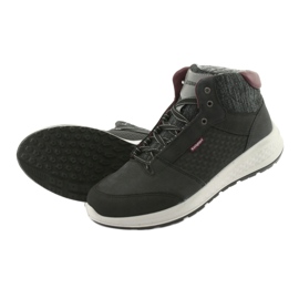 Grisport Schwarze Ledersportschuhe 4