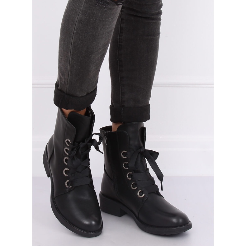 Schnürboots schwarz ZX2805 Black 2