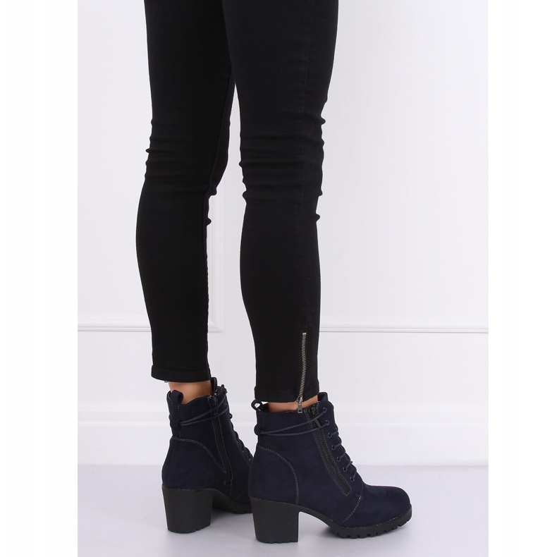 Marine Stiefel auf dem Protektor W358 Blue marineblau 1