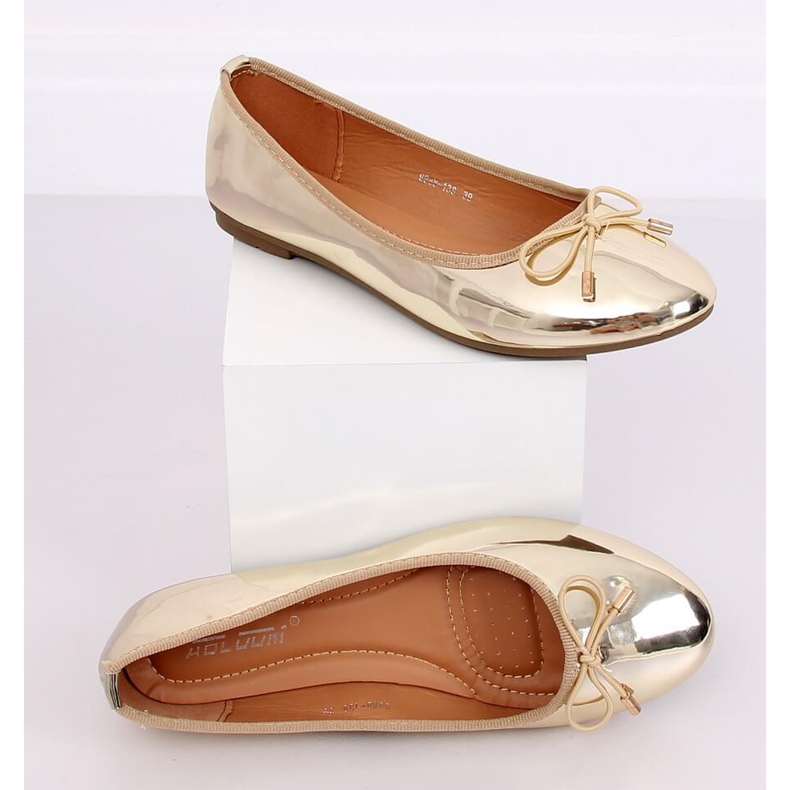 Ballerinas in Metallic-Gold 9988-139 Gold golden 1