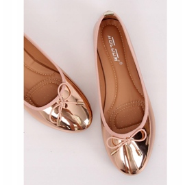 Champagner Metallic Ballerinas 9988-139 Champagner rosa 1