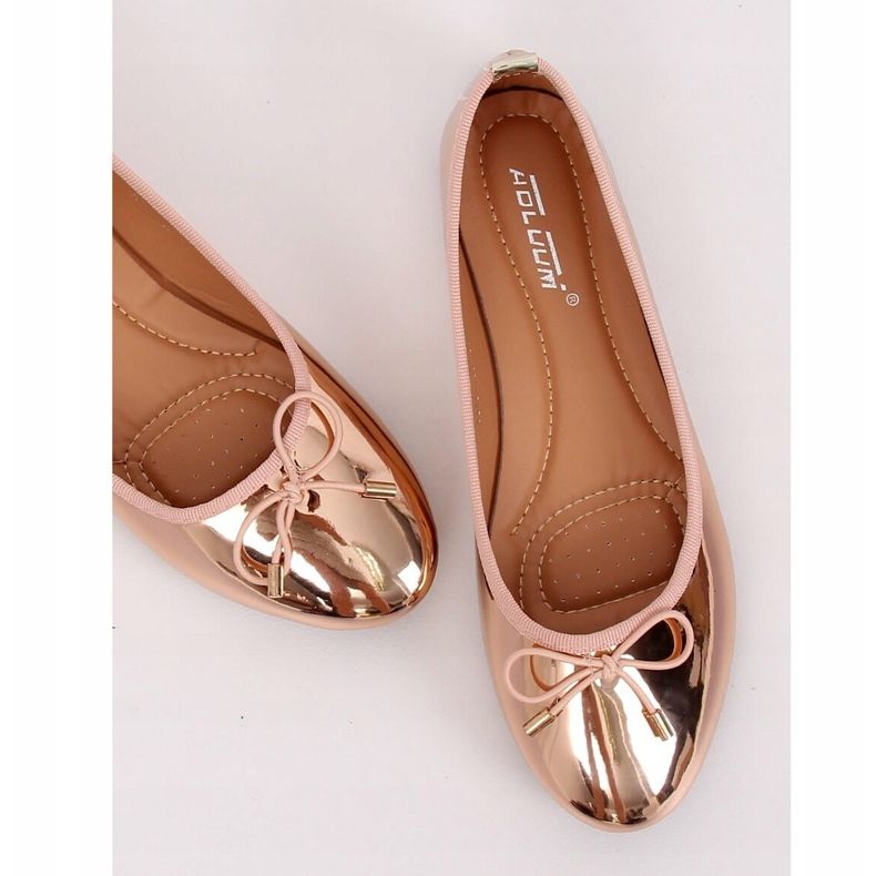 Champagner Metallic Ballerinas 9988-139 Champagner rosa 1