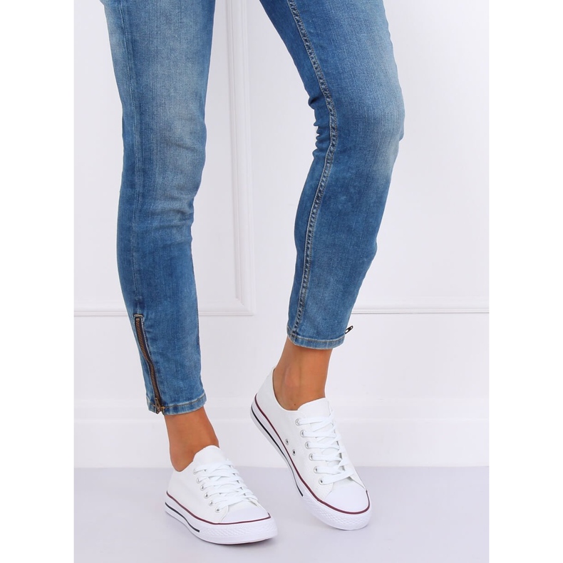 Weiße Damen Sneaker B71M-3 Weiß 1