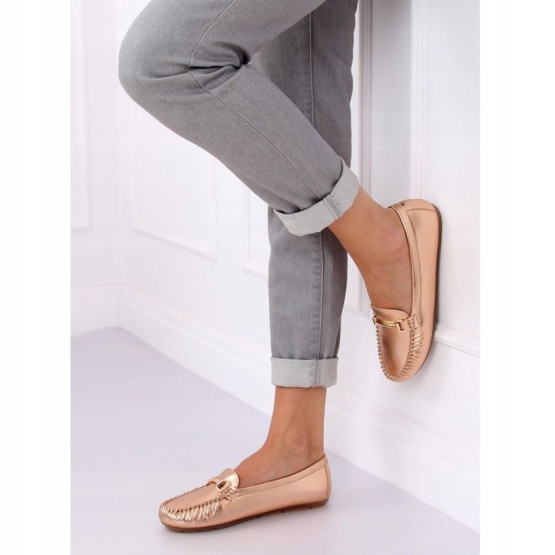 Champagner Damen Slipper L7189A Champagner rosa 1