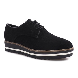 Schwarze Schnürschuhe von Paulette 1