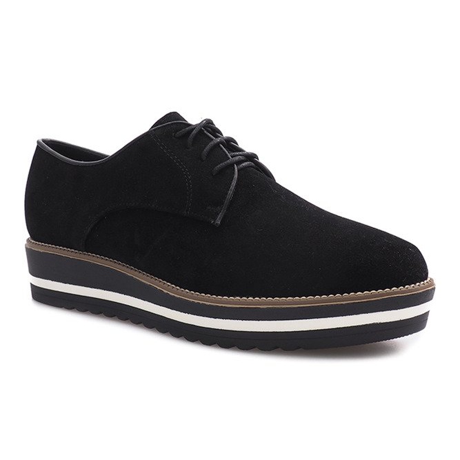 Schwarze Schnürschuhe von Paulette 1