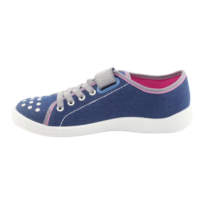 Befado Kinderschuhe 251Q109 blau rosa grau 2