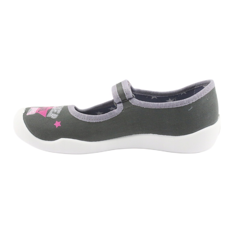 Befado Kinderschuhe 114Y370 rosa grau 2