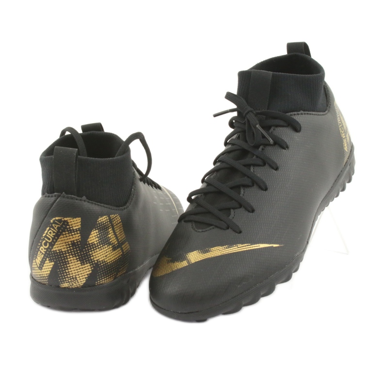 Nike Mercurial SuperflyX 6 Academy Gs Tf Jr AH7344-077 Fußballschuhe schwarz 3