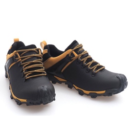 Trekkingstiefel Leder Nat HLD911 Schwarz 1