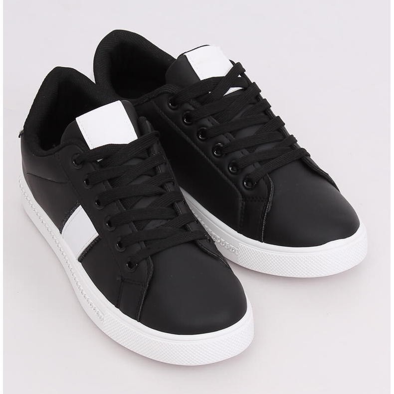 Schwarze Damen Sneaker B5133B Schwarz 2