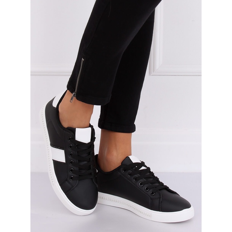 Schwarze Damen Sneaker B5133B Schwarz 1