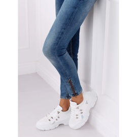 Weiß CB19080 Weiße Sportschuhe 2