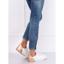 Damen Sneakers in Weiß und Champagner A88-29 W-CHAMPAGNE mehrfarbig 1