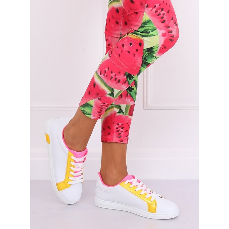 Damen Sneaker W-3116 Gelb weiß mehrfarbig 1