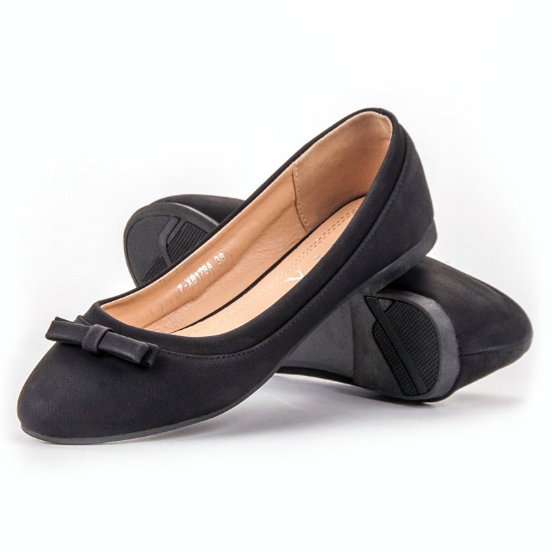 RTX WALK Schwarze Ballerinas 1