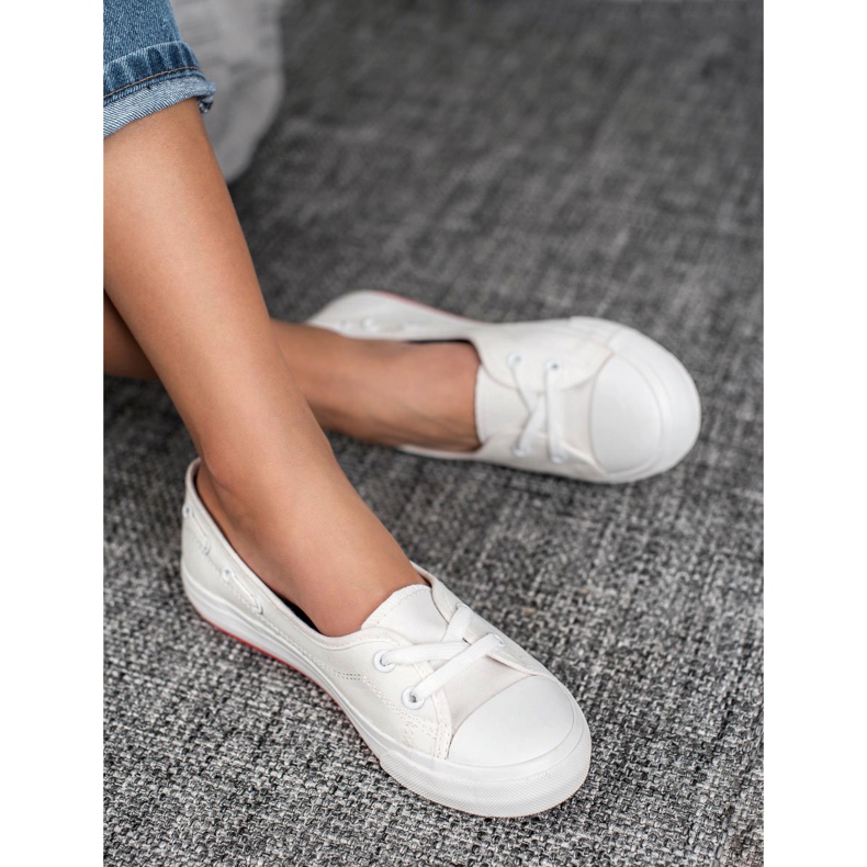 J. Star Stilvolle niedrige Sneakers weiß 1