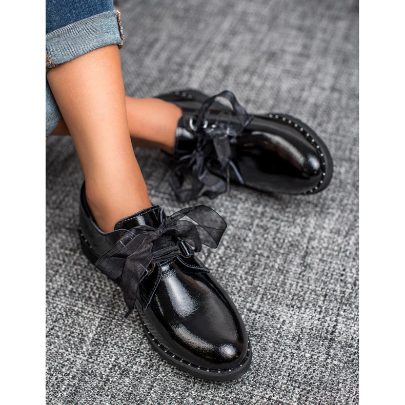 Filippo Schwarz lackierte Schuhe 1