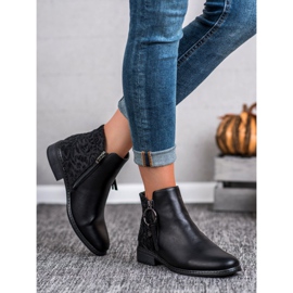 Filippo Stylische Stiefel mit Reißverschluss schwarz 1