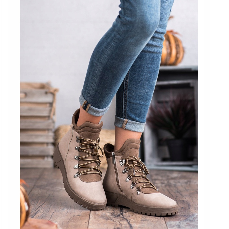 Vinceza Stilvolle Trapper braun 2