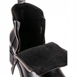 Vinceza Niedrige Stiefeletten mit Reißverschluss schwarz 1