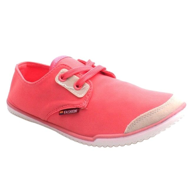 Lycra 899 Rosa Schnürsneaker 1
