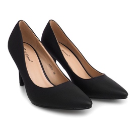 Wildleder High Heels 50867 Schwarz 1