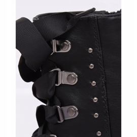 Schwarze Militärstiefel HQ977 Schwarz 1