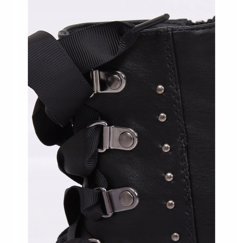 Schwarze Militärstiefel HQ977 Schwarz 1