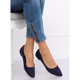 Ballerinas mit Mandelzehen marineblau RC-76 Navy 1