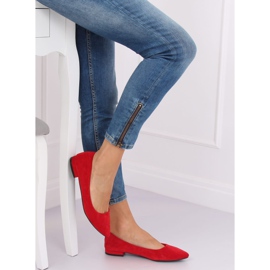 Ballerinas mit Mandelzehen rot RC-76 Red 1